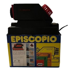 VINTAGE Episcopio Art Enlarger/Projector Navir Made in Italy Original Box WORKS